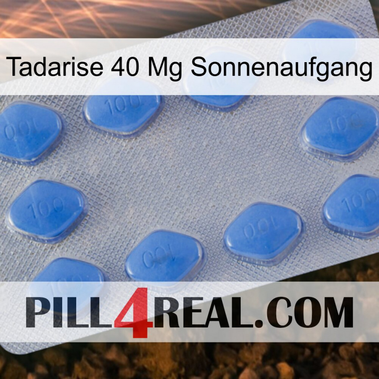 Tadarise 40 Mg Sunrise 21